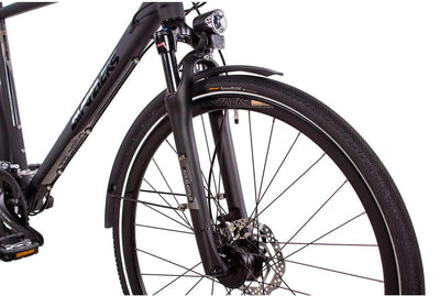 Airtracks Herren Trekking Fahrrad 28 Zoll Trekkingbike TR.2855 Trekkingrad City Bike Shimano Deore 27 Gang M592 Kettenschaltung Nabendynamo Herren - 56cm Körpergröße 175-185cm