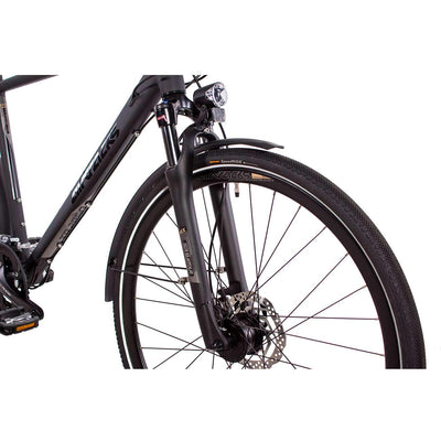 Airtracks Herren Trekking Fahrrad 28 Zoll Trekkingbike TR.2855 Trekkingrad City Bike Shimano Deore 27 Gang M592 Kettenschaltung Nabendynamo Herren - 56cm Körpergröße 175-185cm