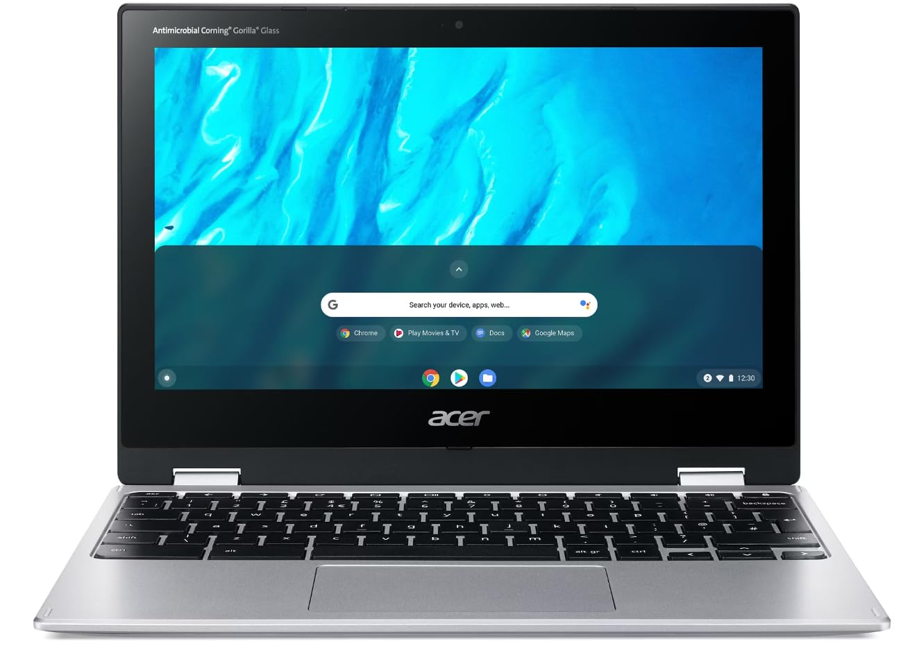 acer Chromebook Spin 311 CP311-3H-K9PB, 11.6" HD Touch, MediaTek MT8183, 4GB, 128GB eMMC, ChromeOS (NX.HUVEG.00A) (4711121806711)