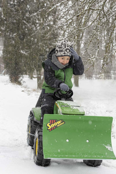 Rolly Toys Planierschild (rollySnow Master Schiebeschild für Traktor; Frontanbau an Ladearm; Schild verstellbar) 408993, grün