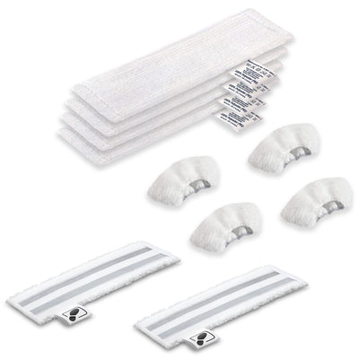 AVAENZO Zubehör Mikrofaser-Tuchset für Kärcher Easyfix SC1 SC2 SC3 SC4 SC5 Dampfreiniger Bodendüse Wischtücher Überzügen Ersatzteile