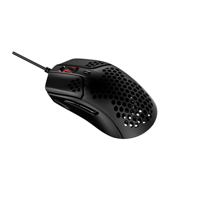 HyperX Pulsefire Haste Gaming-Maus – Ultraleicht, 59g, Wabenschale, Hex-Design, HyperFlex-Kabel, bis zu 16.000 DPI, 6 programmierbare Tasten