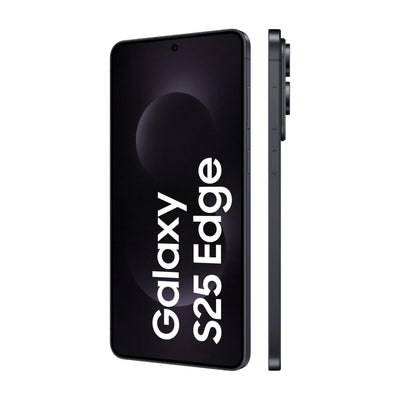 Samsung Galaxy S25 Edge AI Smartphone mit Galaxy AI, Ohne Vertrag, Handy mit Android, 12 GB RAM, 256 GB GB Speicher, 200-MP-Kamera, Titanium JetBlack, 3 Jahre Herstellergarantie [Exklusiv auf Amazon]