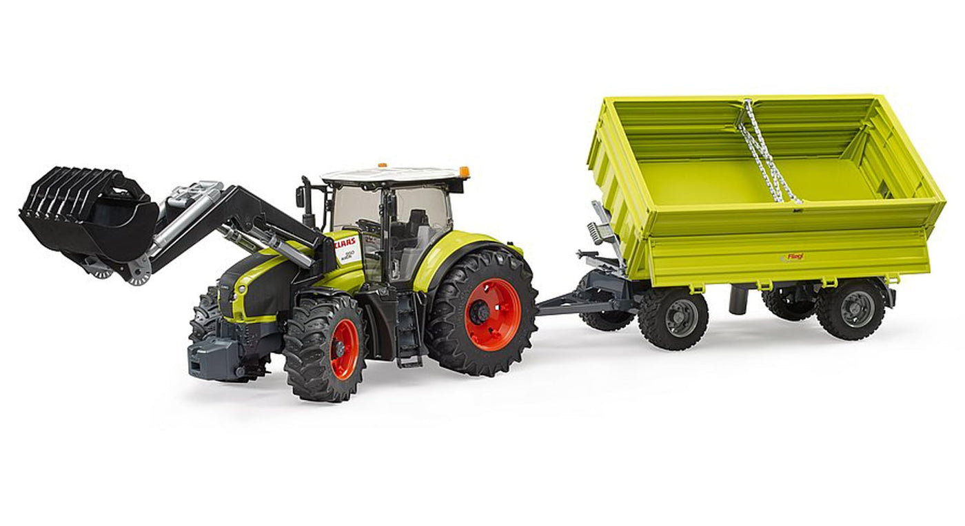 Bruder 02203 - Fliegl 3-Seitenkipper mit Aufsteckbordwand