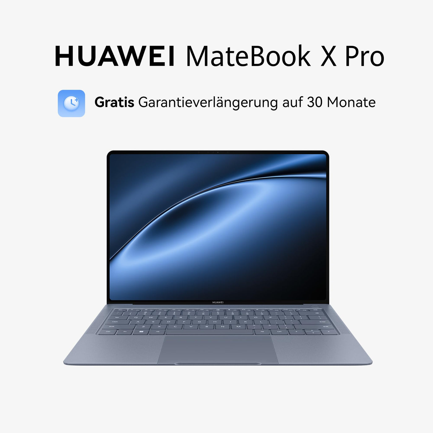 HUAWEI MateBook X Pro Core Ultra, 980 g Ultraleicht hautberuhigende Metallgehäuse, Intel Core Ultra 9 Prozessor, 14,2 Zoll OLED Real Colour Display, 32GB + 2TB, Morandi Blue