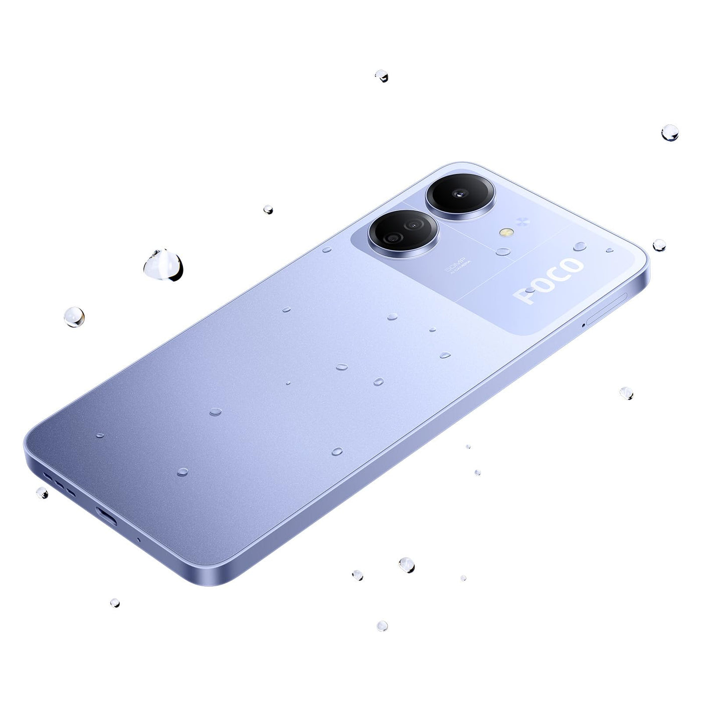 Xiaomi Poco C65 Smartphone 6,74 Zoll AMOLED DotDisplay, 256GB, 8GB RAM, Purple