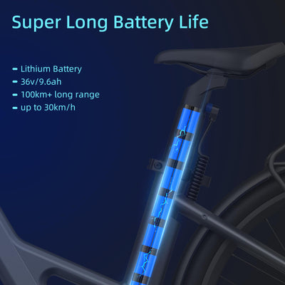 A Dece Oasis ADO e Bike 28 Zoll, E-Bike Air 28 Elektrofahrrad,345,00 Wh Akku, ebike Damen/Herren,1 Gang,Momenten-Sensor, Riemenantrieb,ADO Smart APP,3,5-Zoll-IPS-Display (Yellow)