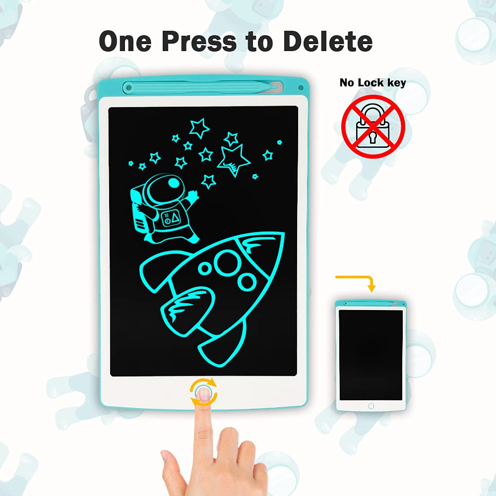 Richgv LCD-Schreibtafel, LCD-Zeichenbrett für Kinder und Erwachsene 8,5-Zoll-tragbare Digitale Schreibtafel, Handschrift-Doodle Abnehmbare Schreibtafel mit Stift