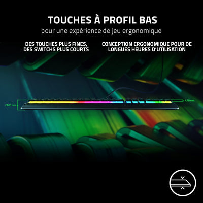 Razer Ornata V3 Mechanische Gaming-Tastatur, RGB-Chroma, Handballenauflage, AZERTY-Tastatur