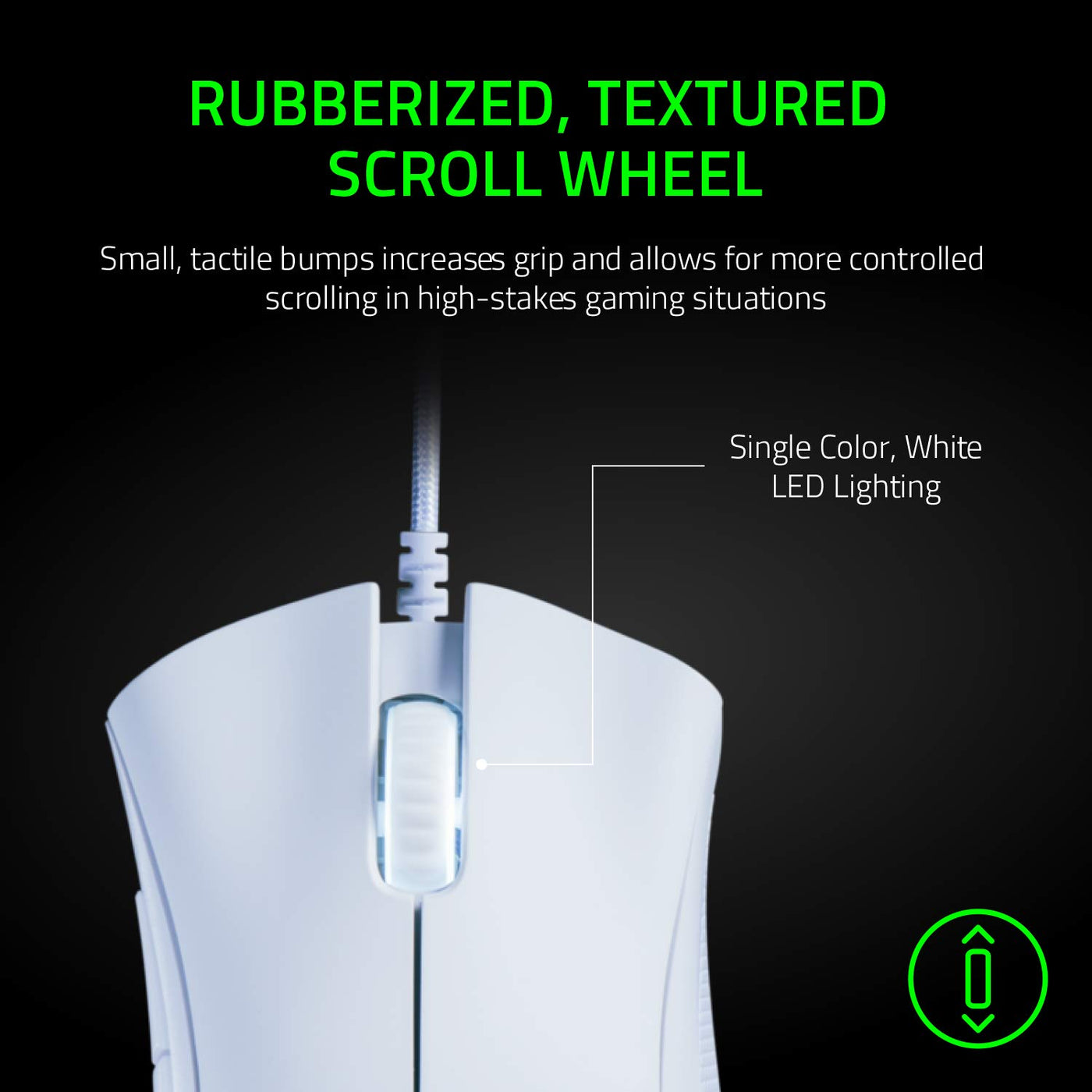 Razer DeathAdder Essential (2021) - Kabelgebundene Gaming-Maus mit Optischem Sensor mit 6400 DPI (5 programmierbare Tasten, Ergonomischer Formfaktor, 10 Millionen Klicks Lebensdauer) Weiß
