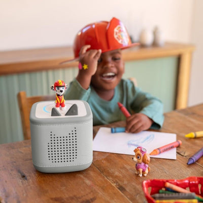 tonies Toniebox 2 Bundle Incl. 2 Tonie: Schlummerbande Schlummerbär und Hase, Mondgrau, Audioplayer für Hörbücher, Lieder, Einschlafen und Tonieplay für Kinder