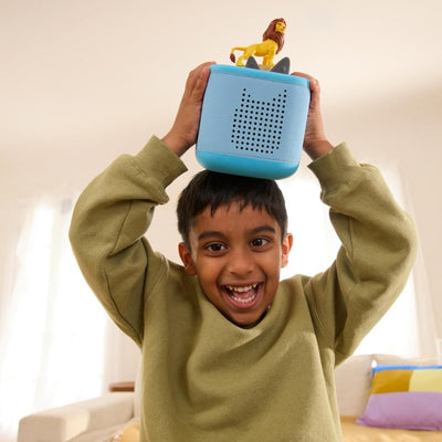 tonies Toniebox 2 Bundle Incl. 6 Tonies: Disney Cap&Capper,König der Löwen,Ratatouli,Dschungelbuch,Nemo,Aristocats,Himmelblau, Audioplayer für Hörbücher, Lieder, Einschlafen und Tonieplay für Kinder