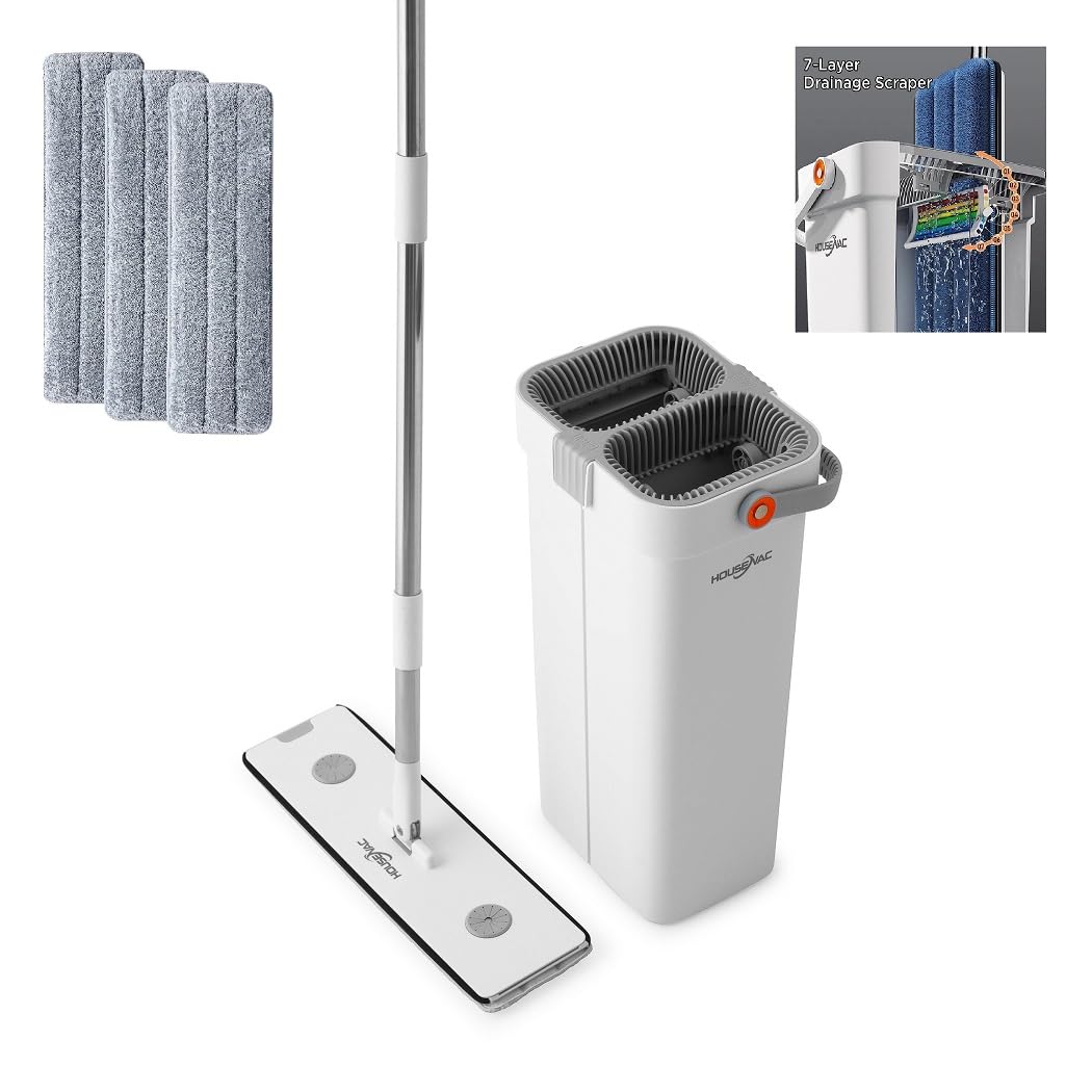 HouseVac Zentralstaubsauger HV-755ST-35H + Premium Reinigungszubehör-Kit 7.5m zur Reinigung Ihres Hauses|Saugkraft 755 AirWatts|Ametek Motor-1700W 2 Turbinen Soft Start/Stop| Hybridzyklonfiltration