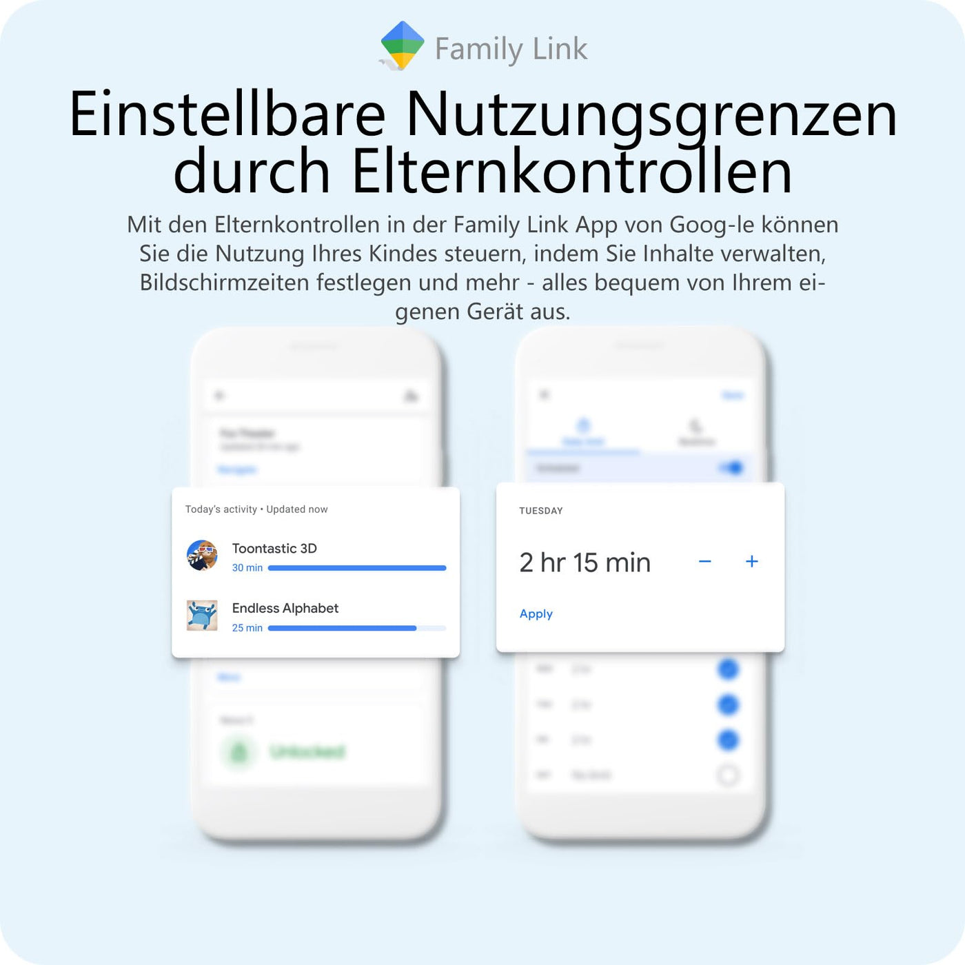 plimpton Kids Tablet 10 Zoll, Kinder Tablet mit Android 15, 9GB RAM+64GB ROM(512GB Erweiterbar) Tablets für Kinder mit Schutzhülle, Kindersicherung, BT 5.0, WiFi, Dual Kamera