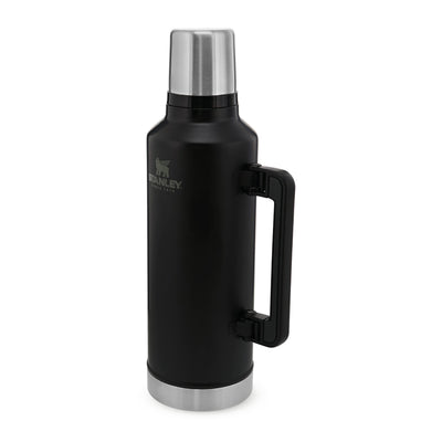 Stanley Classic Legendary Thermosflasche 2.3L - Thermos Hält 48 Stunden Heiß oder Kalt - Edelstahl Thermoskanne - BPA-Frei - Spülmaschinenfest - Matte Black