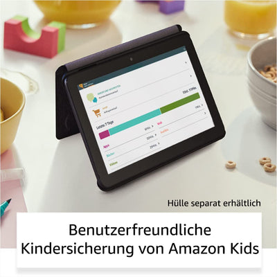Fire 7-Tablet, 7-Zoll-Display, 32 GB, neuestes Modell (2022), schwarz Mit Werbung
