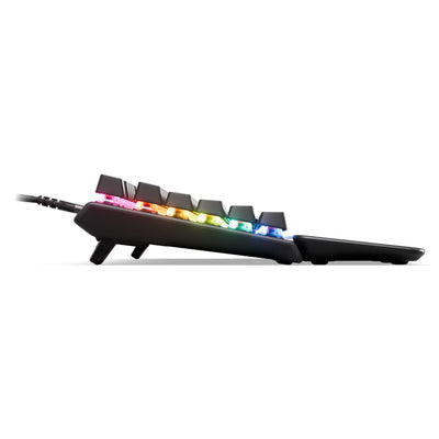 SteelSeries Apex Pro Gen 3 - HyperMagnetic Gaming-Tastatur - OmniPoint 3.0 Switches - anpassbares Ansprechverhalten - Rapid Trigger - Rapid Tap/SOCD - OLED - RGB - PBT-Keycaps - DE Layout QWERTZ