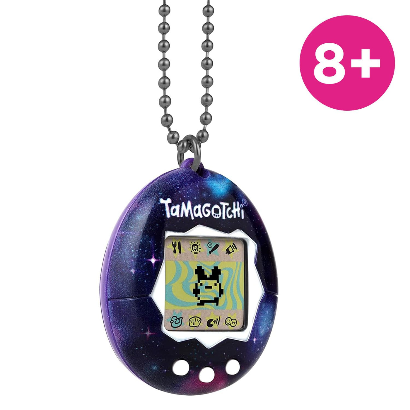 Bandai - Tamagotchi - Tamagotchi Original - Galaxy - Elektronisches virtuelles Tier mit Farbdisplay, 3 Tasten und Spielen - Interaktives Tier auf Deutsch - Kinderspielzeug ab 8 Jahren - 42933