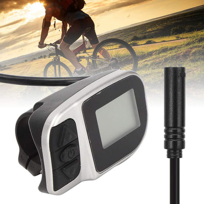 Qukaim MotorLCD Elektrozähler LCD Elektrozähler für TSDZ2 VLCD6 Motor, Mischmaterial, 6 Kerne, praktisches Display