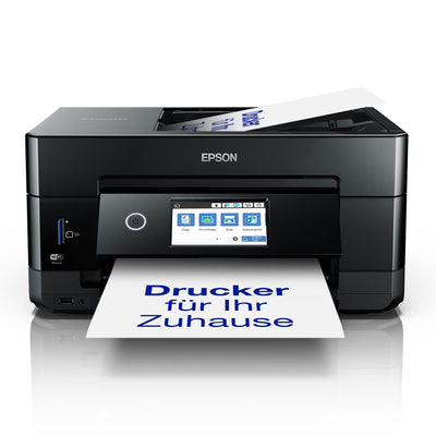 Epson Expression Premium XP-7100 3-in-1-Multifunktionsgerät Drucker (Scannen, Kopieren, WiFi, Ethernet), schwarz & Original 33XL Tinte Orange, Multipack 5-farbig