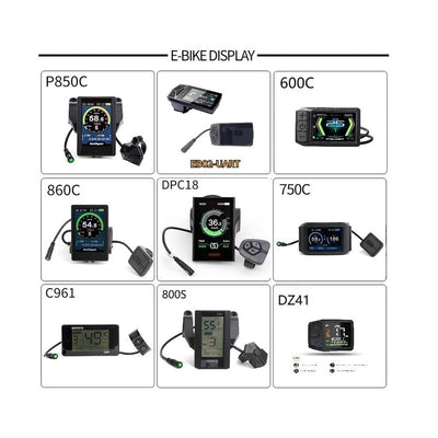 HalloMotor Ebike M615 G320 BBSHD BBS03 48V 1000W/52V 1000W BB 68mm 100mm 120mm Mittelmotor Umbausätze für Moutain Road Bike, Dreirad (52V 1000W BB:68-73mm, P860C)