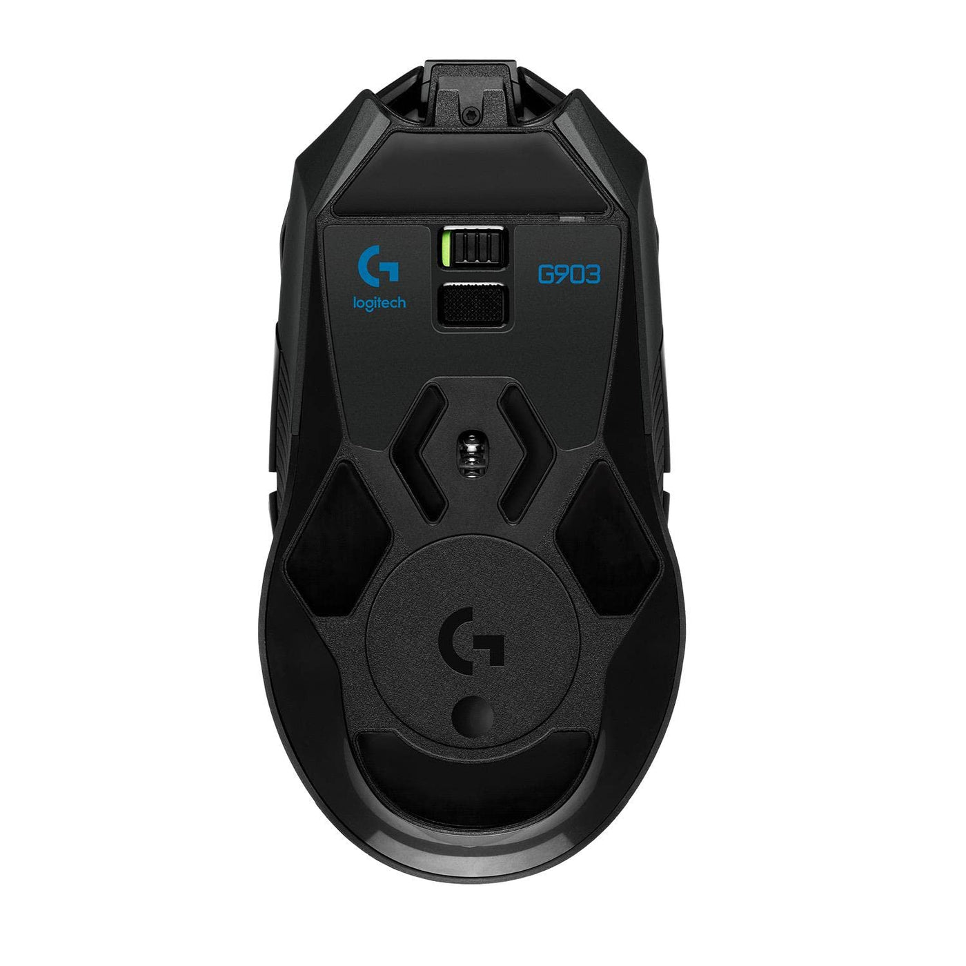 Logitech G903 LIGHTSPEED kabellose Gaming-Maus mit HERO 25K DPI Sensor, Wireless Verbindung, 140+ Stunden Akkulaufzeit, LIGHTSYNC RGB, POWERPLAY-kompatibel, PC/Mac - Schwarz