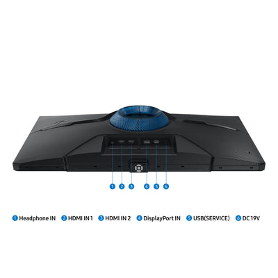 Samsung Odyssey G4B Gaming Monitor LS27BG400EU, 27 Zoll, IPS-Panel, Full HD-Auflösung, AMD FreeSync Premium, G-Sync kompatibel, 1 ms (G/G) Reaktionszeit, Bildwiederholrate 240 Hz, Schwarz