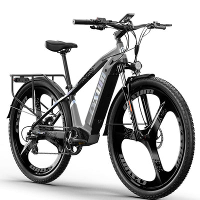 cysum Speedy Elektrisches Mountainbike für Erwachsene, Lithium-Akku 48 V, 672 Wh, Reichweite 100 km, Drehmoment 75 Nm, 25 km/h, hydraulische Scheibenbremse (29 Zoll)