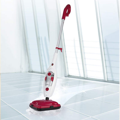 MAXXMEE Dampfreiniger Erwachsene-Unisex Rot, Weiß