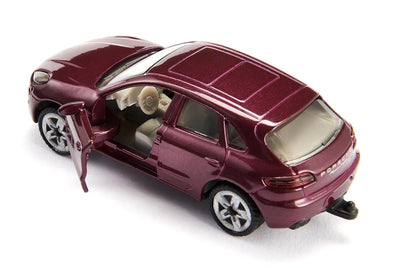 siku 2542, PKW mit Wohnwagen, Figuren und Campingausstattung, 1:55, Metall/Kunststoff, Mehrfarbig