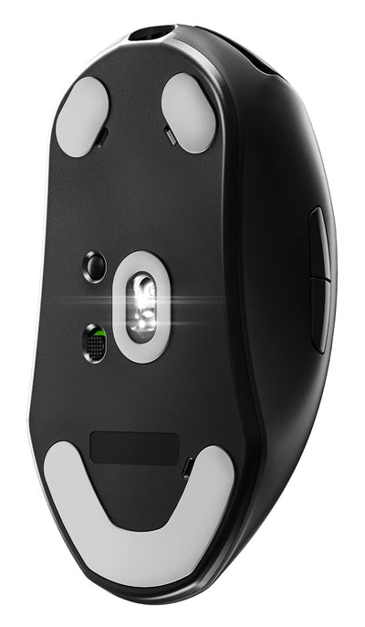 SteelSeries Prime Wireless - Esports Leistung Kabellose Gaming-Maus - 100 Stunden Akkulaufzeit - TrueMove Air Optical Sensor mit 18.000 CPI - Magnetisch-optische Schalter