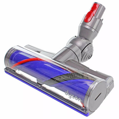 Dyson V10 Cyclone Kabelloser Staubsauger Direktantrieb Reiniger Kopf Turbine Bodendüse, Grau & Lila