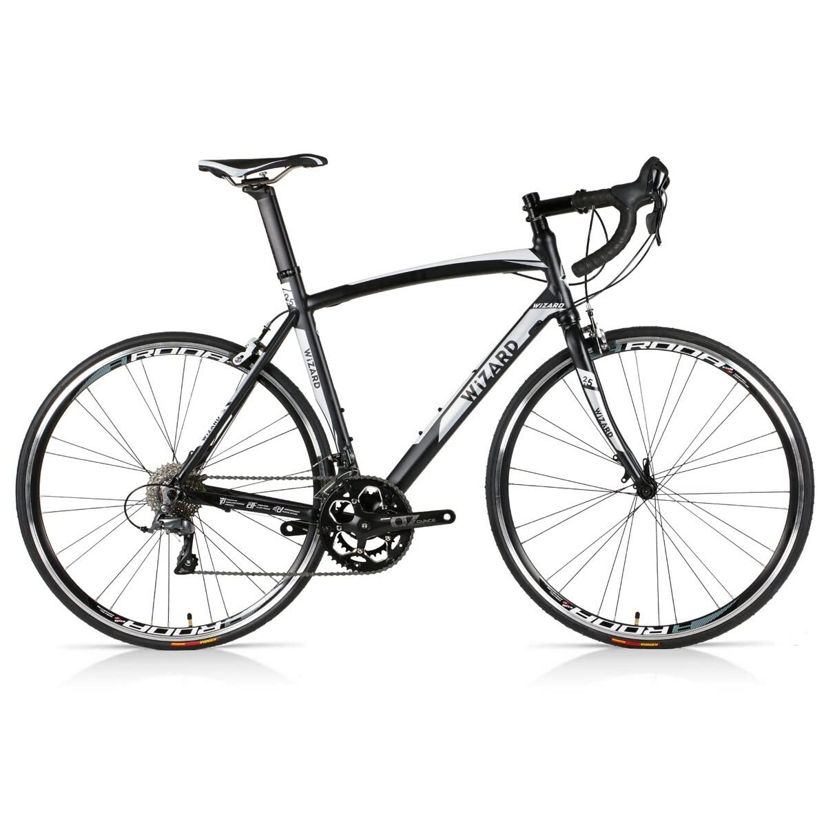 28 Zoll Rennrad Wizard Spark 2.5 Shimano Claris 16 Gang Race Bike Fahrrad Rh 56cm schwarz