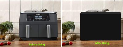 Strapazierfähige, hitzebeständige, wasserdichte und staubdichte Abdeckung für Ninja Foodi Dual Zone Digitale Heißluftfritteuse AF300EU und COSORI Heißluftfritteuse 6,2L CAF-P652-KEU