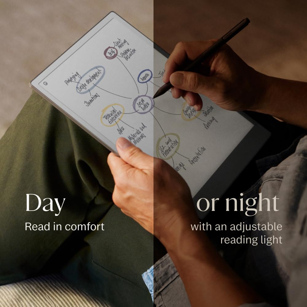 reMarkable Papier Pro Bundle – Folio Case aus Mosaic Weave | 11,8 Zoll Farbdisplay und Leselicht | mit reMarkable Paper Pro Tablet, Marker