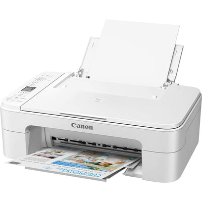 Canon PIXMA TS3351 Farbtintenstrahl-Multifunktionsgerät (Drucken, Scannen, Kopieren, 3, 8 cm LCD Anzeige, WLAN, Print App, 4.800 x 1.200 DPI) Weiss