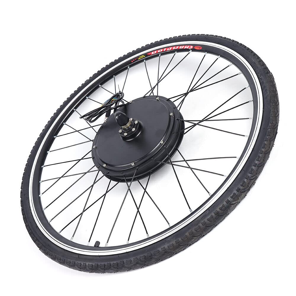 YISSALE E-Bike Vorderrad Conversion Kit Elektrofahrrad Umbausatz 28 Zoll 36V 500W für Vorderrad