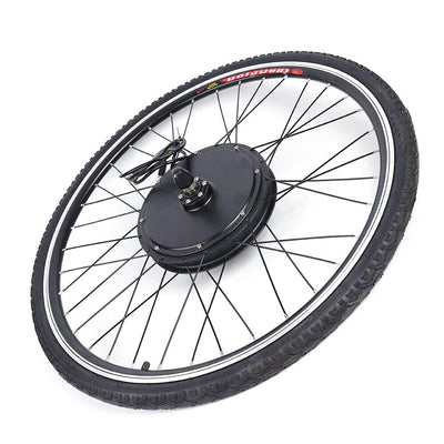 YISSALE E-Bike Vorderrad Conversion Kit Elektrofahrrad Umbausatz 28 Zoll 36V 500W für Vorderrad