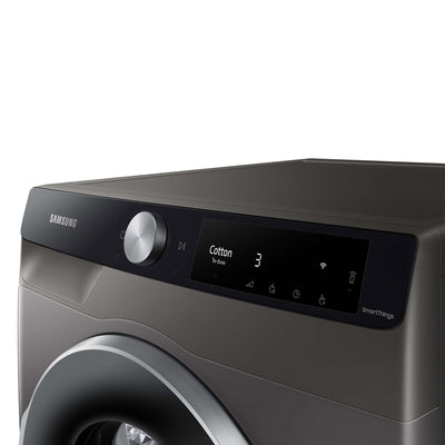 Samsung DV80T6220LX/S2 Wärmepumpentrockner, 8 kg, Simple Control mit WiFi und Auto Cycle Link, Hygiene+ Programm, Air Wash, Inox