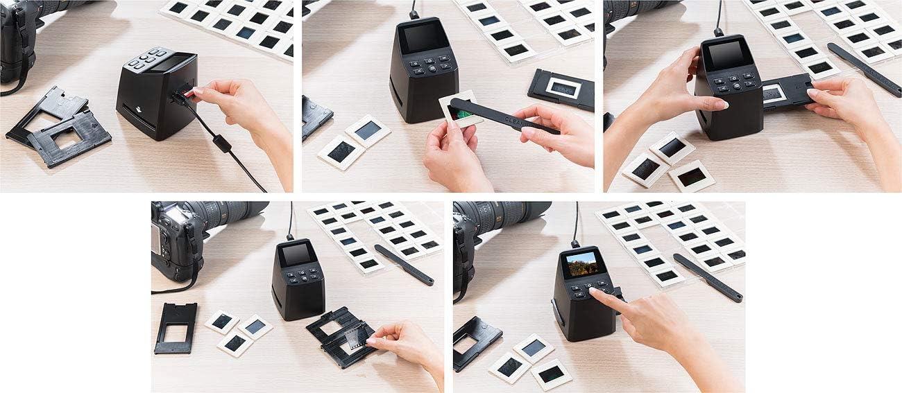 Somikon Dia und Negativscanner: Stand-Alone-Dia- & Negativ-Scanner mit 2,4" / 6,1 cm Display, 14,6 MP (Dia Betrachter, Dia Digitalisierer, Digitalisierung)