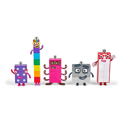 Learning Resources Numberblocks-Freunde Sechs bis Zehn, Spielfiguren, offizielle Sammelfiguren für Kinder ab 3 Jahren