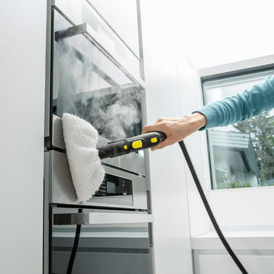 Kärcher Frottee-Tuchset (für Bodendüse Classic und Comfort, Tuchset, hochwertige Baumwolle, 2 Bodentücher, 3 Überzüge für die Handdüse)