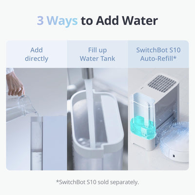 SwitchBot Luftbefeuchter, hygienische Kaltverdunstung, sehr leise 18 dB(Schneegeräusche) für Schlafzimmer mit Smart Feuchte APP & Sprachkontrolle, App-Alarm, 4,5 l-Tank, Unterstützt Alexa und Google