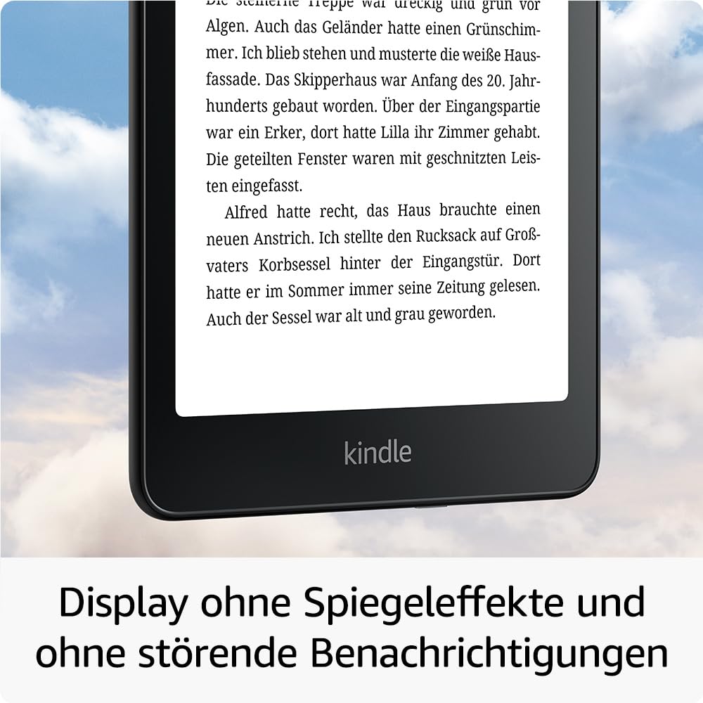 Amazon Kindle Paperwhite Signature Edition (32 GB) – Unser schnellster Kindle, mit Frontlicht mit automatischer Anpassung, kabellosem Aufladen und wochenlanger Akkulaufzeit –jadegrün metallic
