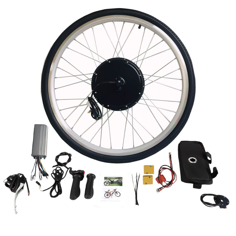 28 Zoll 48V 1000W E-Bike Conversion Kit Elektrofahrrad Vorderrad Motor Umbausatz Elektro-Fahrrad Front Wheel Set