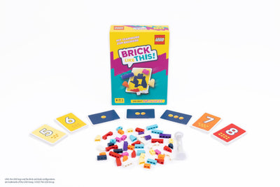 Asmodee Brick Like This! Das offizielle Lego-Partyspiel - Schnelles, lustiges Bauspiel für Familien, Kinder, Jugendliche und Erwachsene – 15 Minuten, für 2-8 Spieler ab 7 Jahren, Deutsch Version