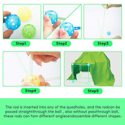 höhle Bauen Kinder,155PCS Im Dunkeln Leuchtendes Creative forts kit,DIY höhle konstruktionsspielzeug für 3 4 5 6 7 8 9 Jahre alt Junge & Mädchen,Indoor Outdoor bauspielzeug