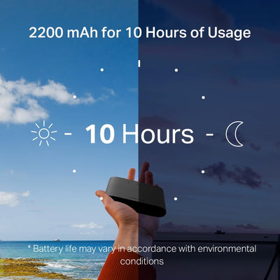 Mercusys Mobiler WLAN Router MT110, tragbares WLAN für unterwegs ohne Vertrag, 4G LTE 150 Mbps, Verbindung mit bis zu 10 Geräten, bis zu 10 Stunden Nutzungsdauer