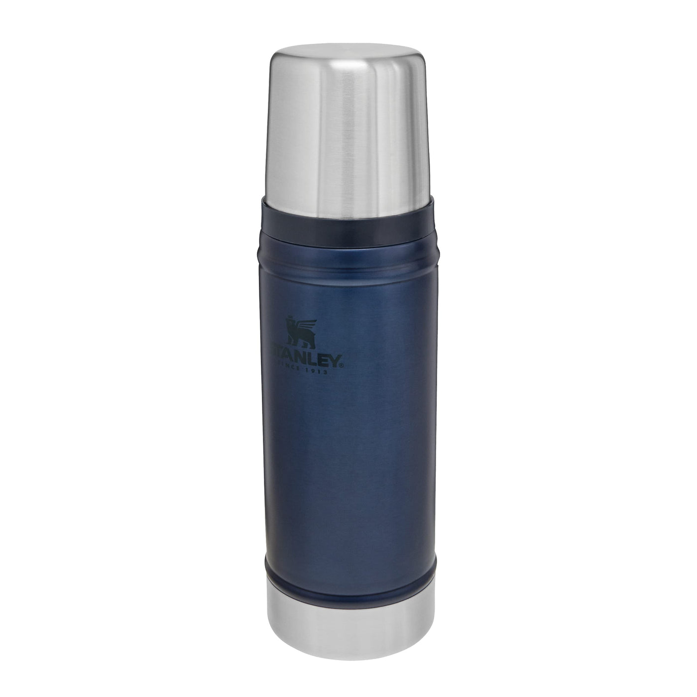 Stanley Classic Legendary Thermosflasche 473 ml - Thermos Hält 15 Stunden Heiß oder Kalt - Edelstahl Thermoskanne - BPA-Frei - Spülmaschinenfest - Nightfall