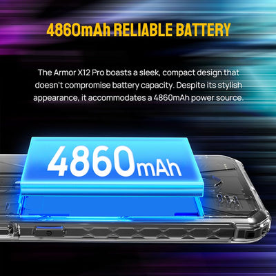 Ulefone Armor X12 Pro Outdoor Handys ohne Vertrag, MTK G36 8GB+64GB Outdoor Smartphone Android 13, 13MP+8MP, 5.45" HD+, 4860mAh Akku, IP68 Handy ohne Vertrag, Dual SIM 4G NFC OTG GPS FM,Grün